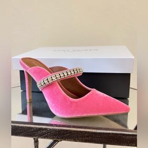 Nordstrom Hot Pink Mules size 5.5